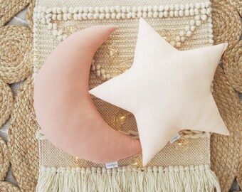 Star cushion moon nursery decor Star Pillow Star Cushion Nursery decor