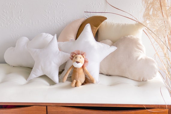 White Cloud Cushion Baby and Playroom Decor Cloud Pillow for Neutral  Nursery 