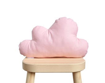 Oreiller nuage lys rose, coussin nuage, décoration de chambre d'enfant nuage, coussin pour enfant, coussins de chambre d'enfant pour fille, oreillers d'enfants, décoration de chambre d'enfants