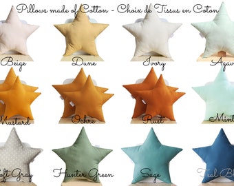 Star pillow, Star Shaped Pillow, Star cushion, baby pillow, Nursery Throw Pillows,Star nursery decor,kids pillows, Baby gift,kids room decor