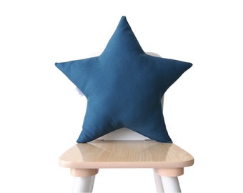 blue star pillow