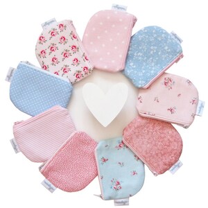 Pink & Blue Pacifier Bag, Baby Girl Pacifier Pouch, Pacifier Pod, Paci Pod, Pacifier Case, Coin Purse, Key Pouch, Dummy Pouch, Baby Shower