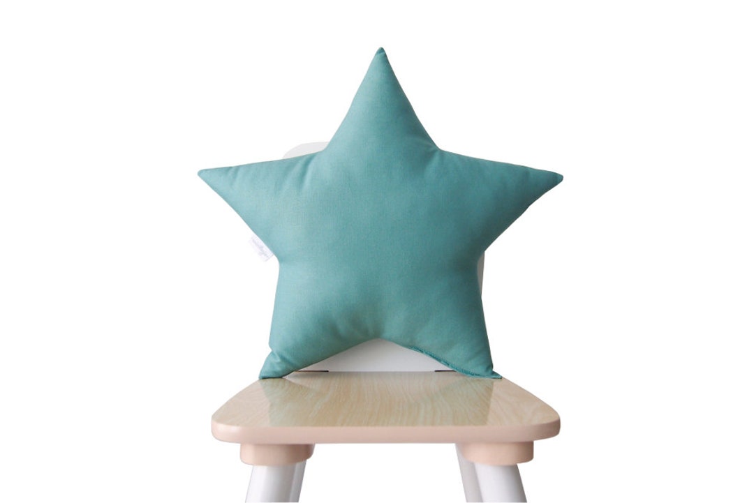 Sage Star Pillow Star Cushion Star Shaped Pillow Nursery Etsy