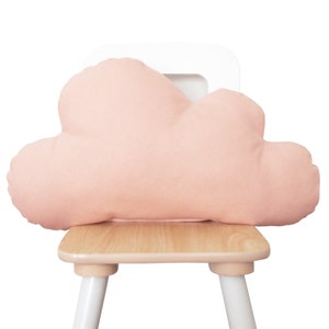 Pink Blush Linen Cloud pillow, Cloud cushion, Nursery throw Pillow, Kids Pillows,Cloud Nursery Decor,Kids Room Decor pillow,Baby Shower Gift