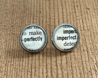 Perfectamente imperfecto • Aretes • Aretes de diccionario • Aretes de palabras