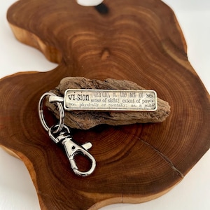 Vision Keychain • Vision Jewelry • Vision • Keychain • Recycled Jewelry