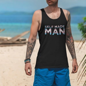 Self Made Man Trans Flag Transgender Übergangsgeschenk FTM Unisex Tank Top