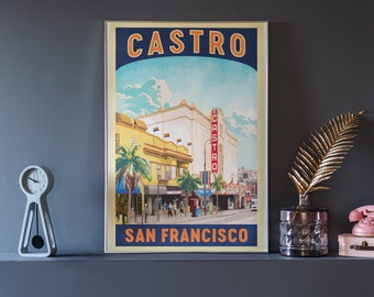 Vintage Castro San Francisco Poster: SF LGBTQ+ History Poster (Series 2 of 3) | Instant Download Wall Art