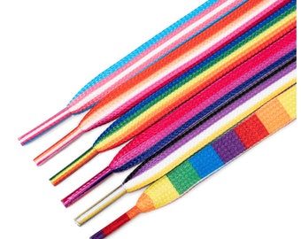 Cadarços com bandeira LGBTQIA+