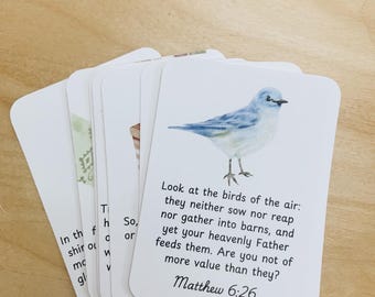Geheugenkaarten bijbelvers, christelijke print, schriftgeheugen voor kinderen, flashcards.