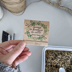 KIT FAI DA TE Regali per ospiti per matrimoni, battesimi, ecc. - Sacchetto di semi di fiori da seminare