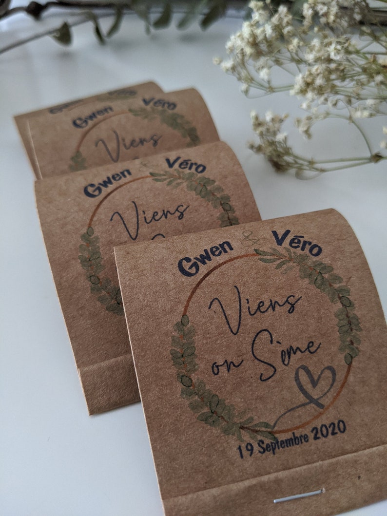 Sachet de Graines a semer kraft à Personnaliser Cadeau Invité - Etsy France
