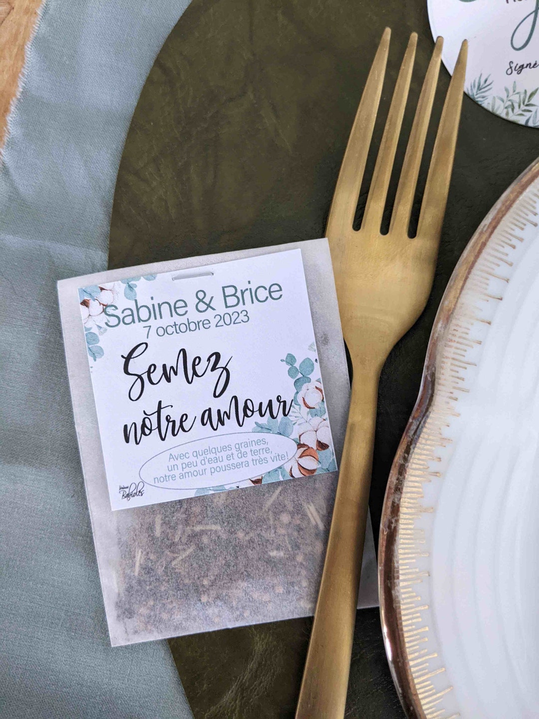 Seed Bag Seed Wedding, Guest Gift, Wedding Deco - Etsy