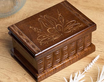 Puzzle Box, Wooden Puzzle Box for Adults with Hidden Compartments for Money Gift, Cash Gift with Secret Lock and Key
