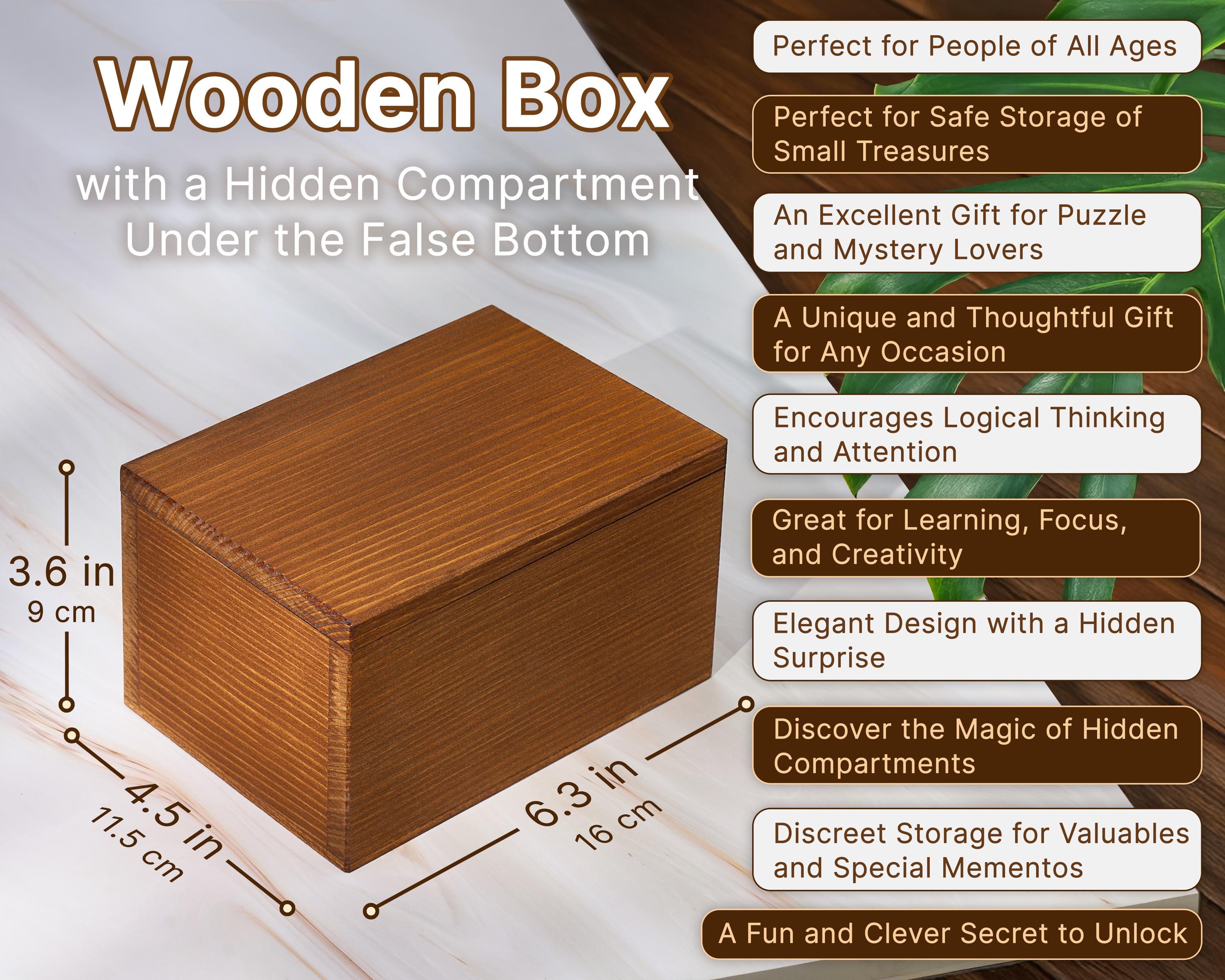 Coffre-fort Pour Cadre Photo, Compartiment Secret, Coffre