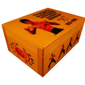 Brutalist Poster, Box, Poster, Druck, Foto, Zitat, Wanddeko, Jeet Kune Do, Yip Man, Karate