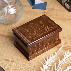 Puzzle Box, Wooden Puzzle Box, Secret Box, Puzzle Holder, Escape Room in a Box with Hidden Compartment, Japanese Puzzle Box, Puzzle Gift Box