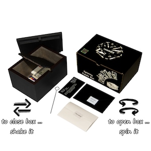 Boîte de puzzle secrète Boîte de rangement modèle de mandala -  France