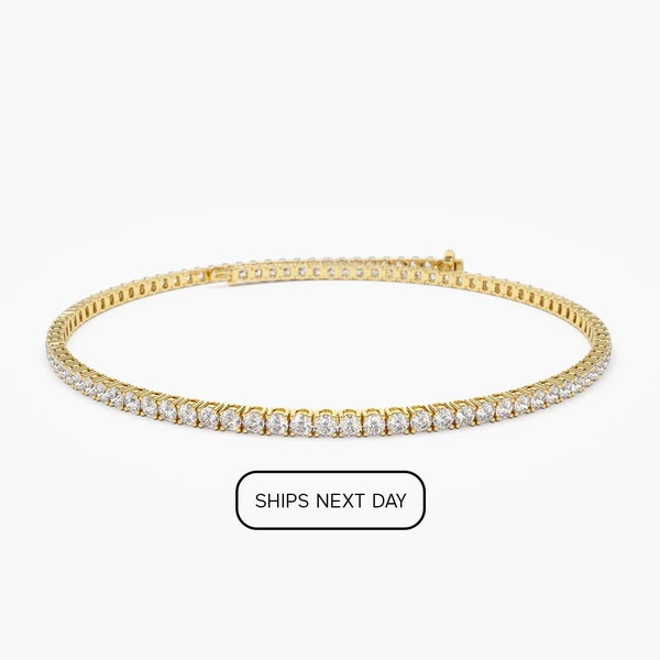 Tennis Bracelet Ferkos Fine Jewelry Etsy