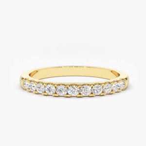 2MM Womens Diamond Wedding Band