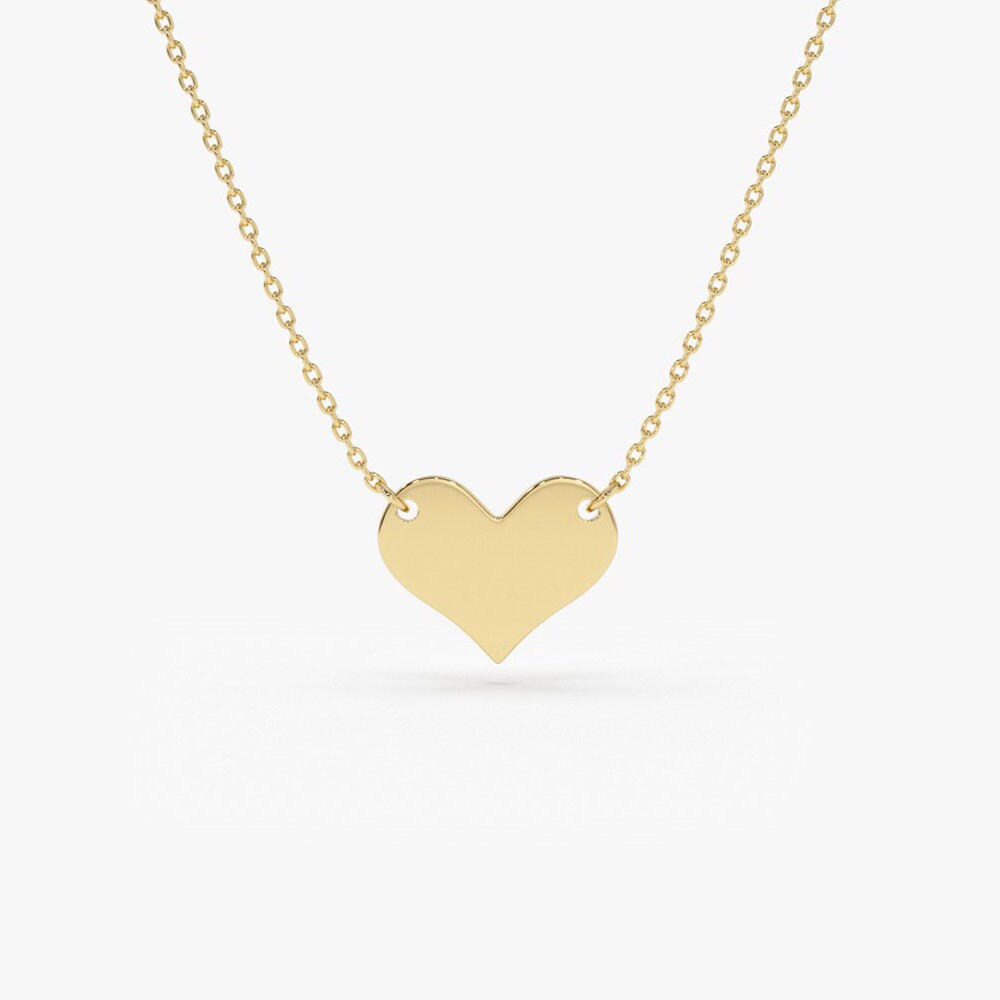 ハートネックレス K10ピンクゴールド ダイヤモンド合計0.03ct (4