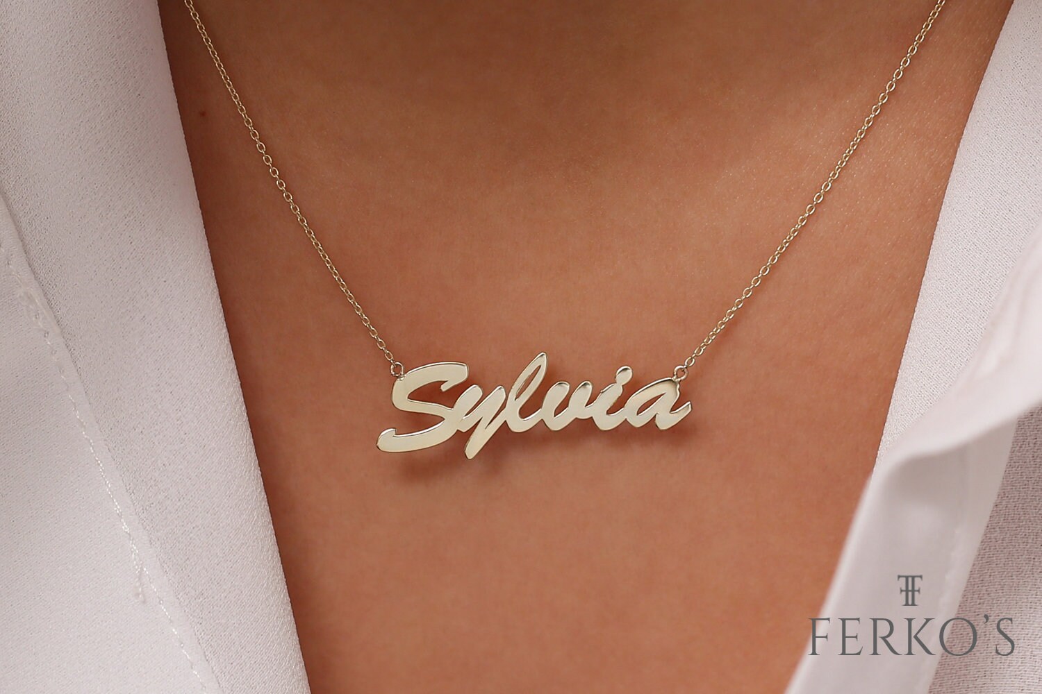 Name Necklace Gold / 14k Gold Name 