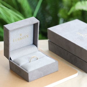 Diamond Gold Earring Charms, 14k Dangly Handmade Charms, Packaging