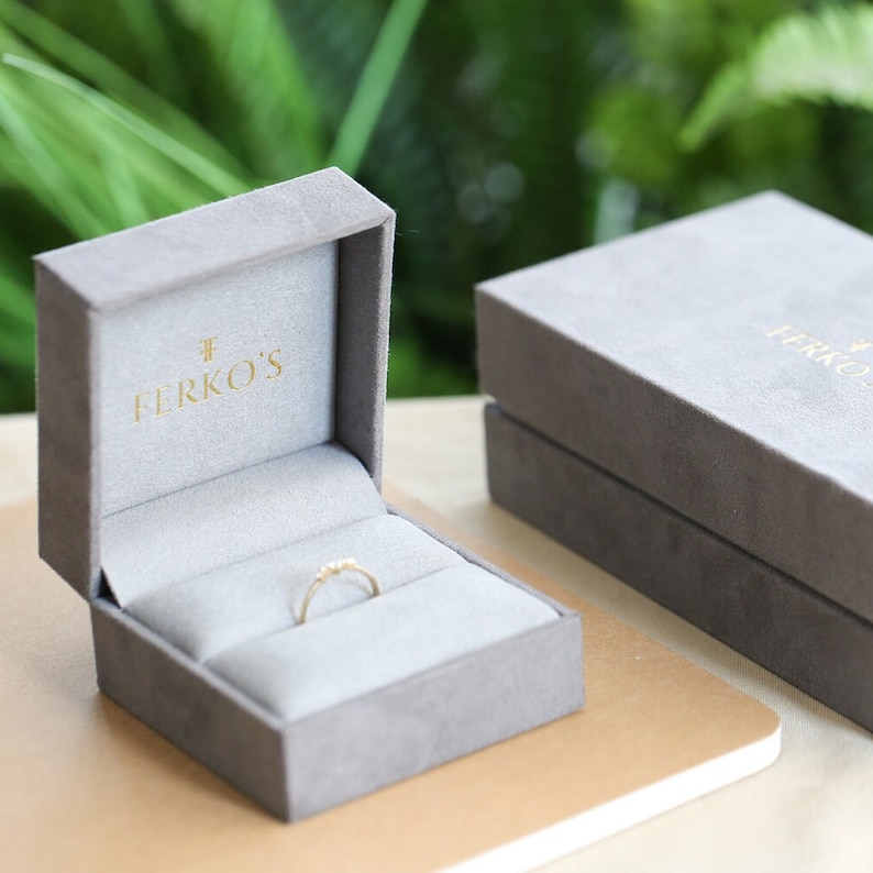Diamond Gold Earring Charms, 14k Dangly Handmade Charms, Packaging