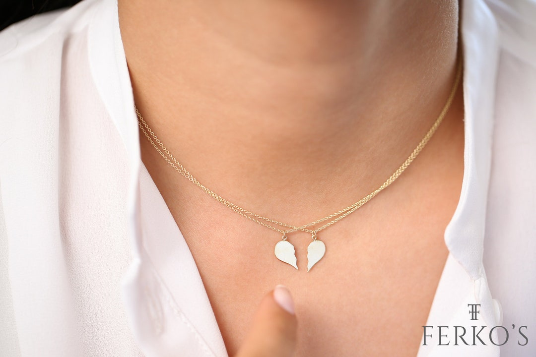 Minimal Cabrera Lock in Sterling Silver - Necklace with 14k Rose