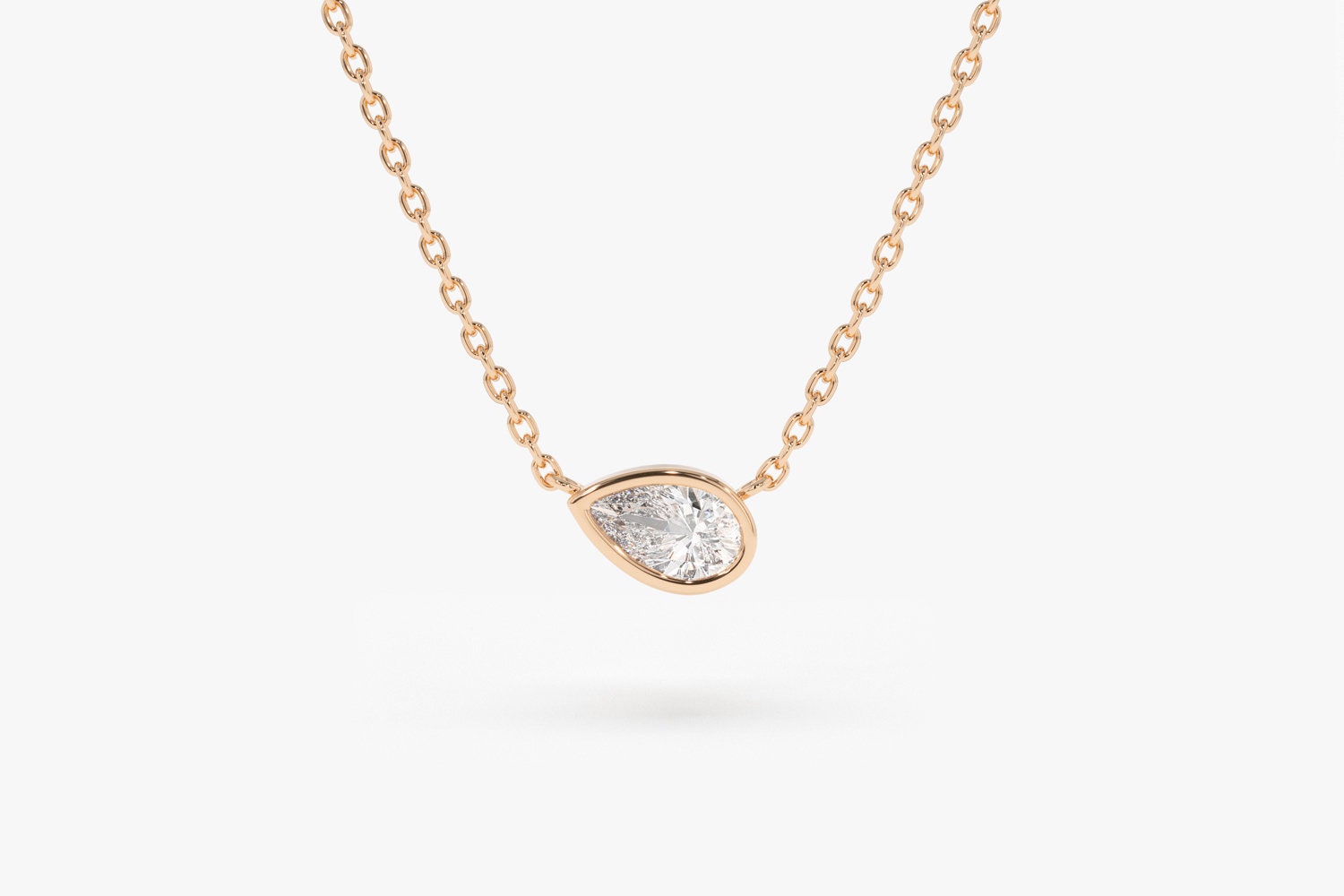 TreasureLock Lab-Grown Diamond Pendant .5 Carat in Rose Gold – Roseate  Jewelry