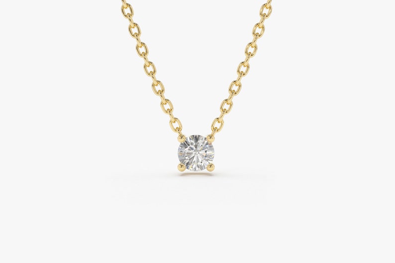 14k Gold Layered Diamond Necklace