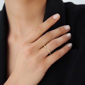 Gold Claw Ring, 14K Gold Open Claw Ring for Women, Solid Gold Cuff ...