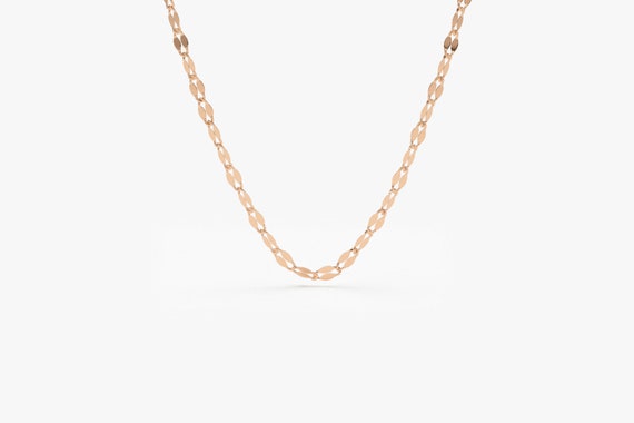 14K Gold Sparkle Chain Necklace 