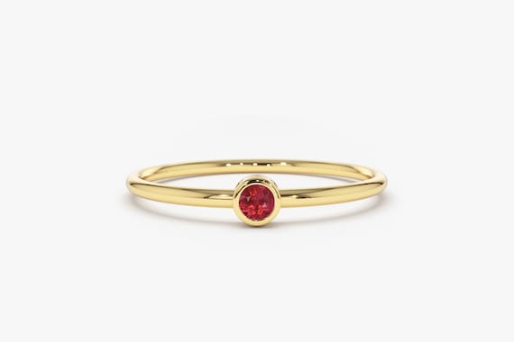 Buy Panchaloha Gold Plated Ruby Stone Ring Gold Design Impon Red Stone Ring  Online
