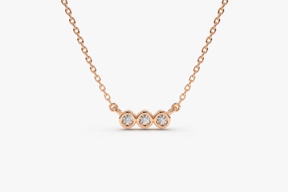 Shield Necklace with Rose-cut Diamond – T H E L I N E
