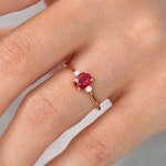 Ruby Engagement Rings