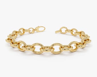 Bracciale Rigido Placcato Oro Con Cristalli, Design Zig-Zag, Diametro 8 Cm, Per Parte Superiore Del Braccio (fino A 27,5 Cm) - 2