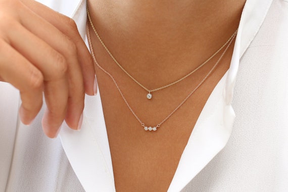 Illusion Round Diamond Pendant Necklace | Designer Fine Jewelry by Sara  Weinstock