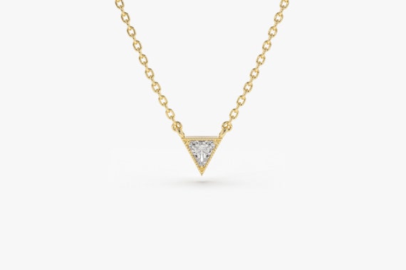 Adornia Triangle Lariat Necklace gold – ADORNIA
