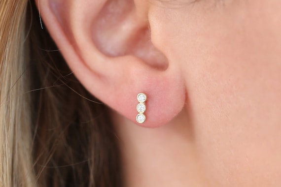 Etsy clearance diamond studs