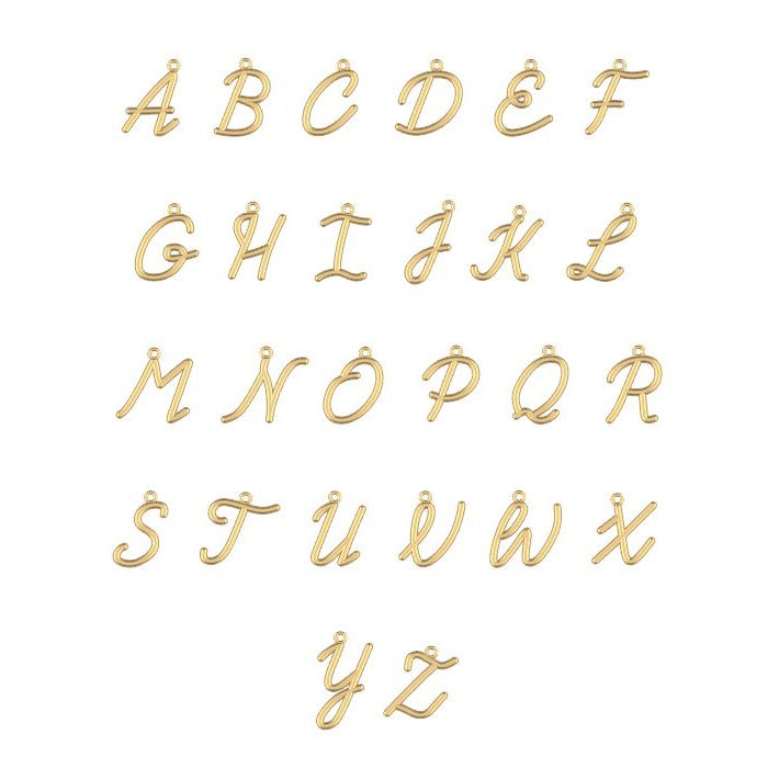 Gold Glitter Letters Lowercase Script - Potomac Floral Wholesale