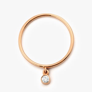 14k Rose Gold Thin Ring