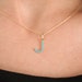 Turquoise Jewelry / Turquoise Necklace / Turquoise Initial Necklace in 14k Gold / Personalized Jewelry / Name Necklace / Letter Necklace 