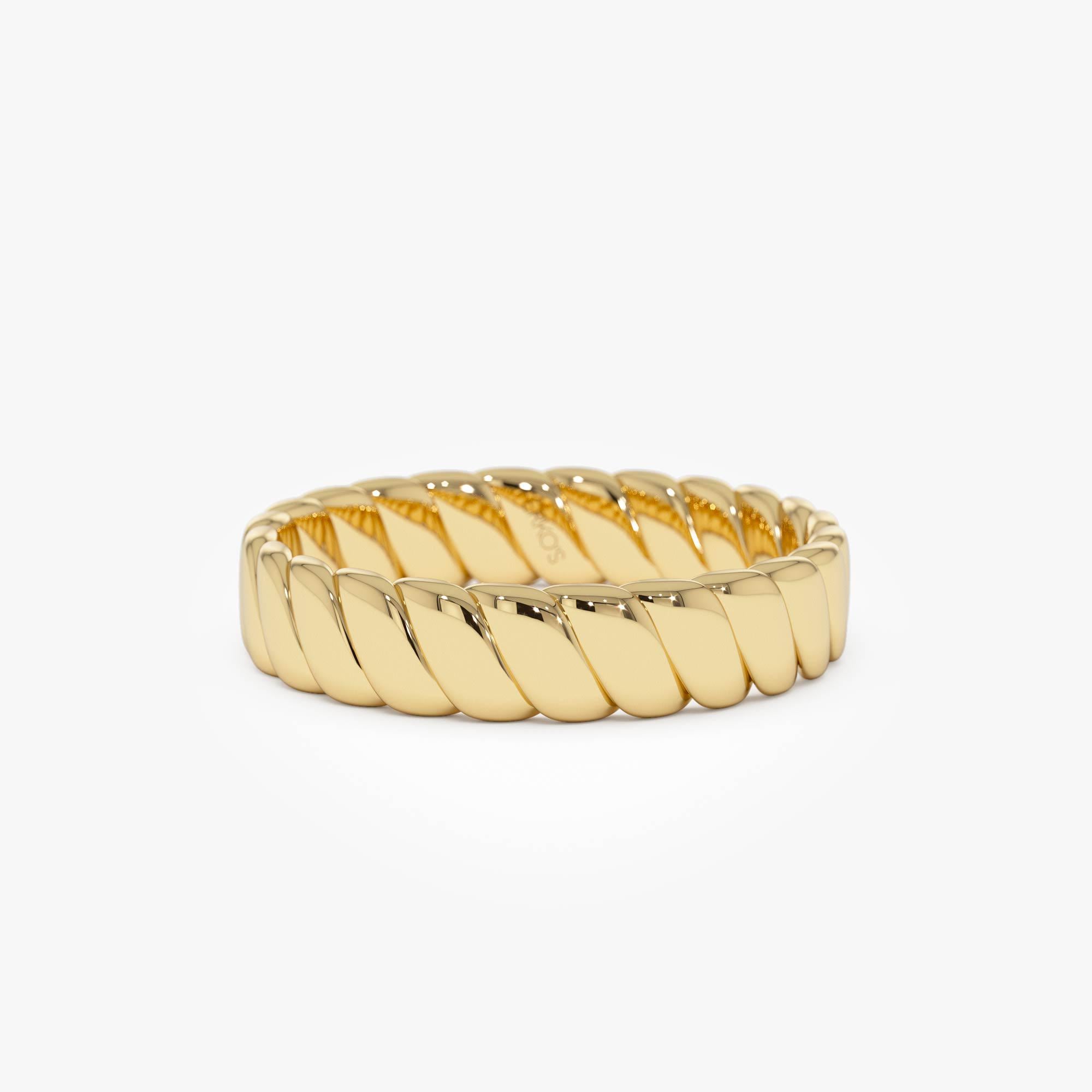 ゴールドトーン ツイストバンドリング ゴールドトーン ツイストバンドリング