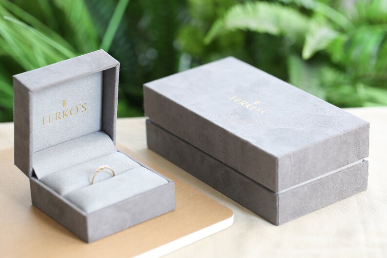 Gold Wedding Ring 14K Gold Knife Edge Ring Simple Wedding Band Designed By Ferkos Fine Jewelry Bridal Jewelry Stackable Gold Ring