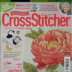 Magazine britannique n° 1 du point de croix, numéro 212 de mai 2009