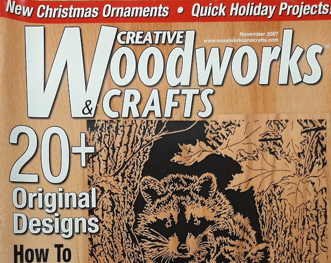 Magazine Creative Woodworks & Crafts #126 - 2007 - Avec Patrons De Scie à Chantourner - Neuf