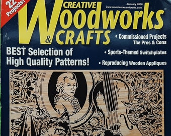 Creative Woodworks & Crafts magazine, January 2008, issue 129