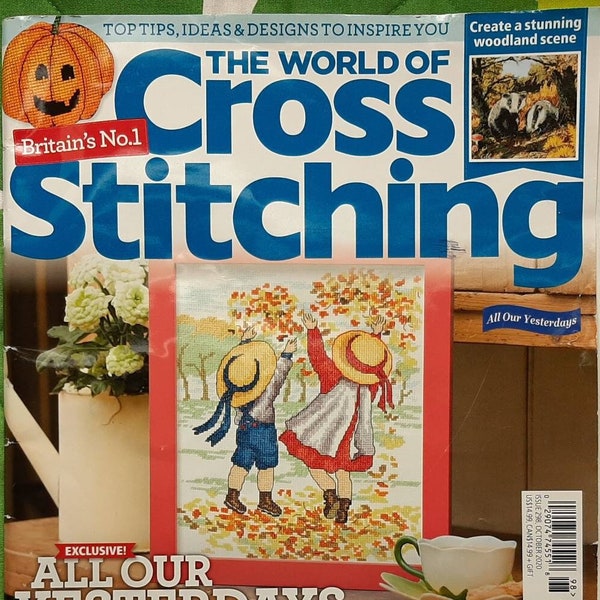 The World of Cross Stitching magazine, issue 298, October 2020