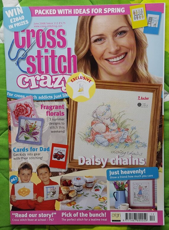 Cross Stitch Crazy Magazine. Issue 112 June 2008. Patterns Etsy